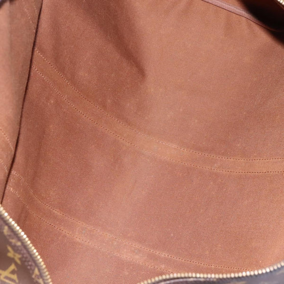 LOUIS VUITTON Monogram Keepall 55 Boston Bag M41424 LV Auth MX262