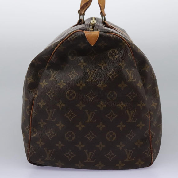 LOUIS VUITTON Monogram Keepall 55 Boston Bag M41424 LV Auth MX262