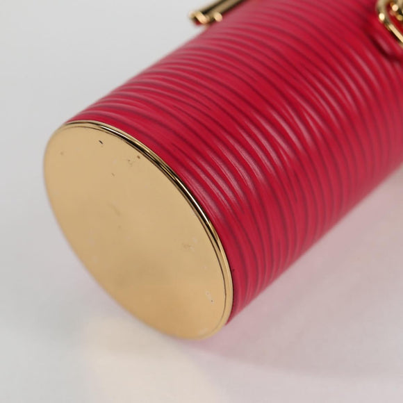 LOUIS VUITTON Epi Lipstick case Cosmetic Pouch Pink R97984 LV Auth MX267A