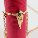 LOUIS VUITTON Epi Lipstick case Cosmetic Pouch Pink R97984 LV Auth MX267M-19