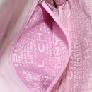 CHANEL Chain Shoulder Bag tweed Pink CC Auth MX268-22