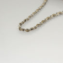 CHANEL Chain Shoulder Bag tweed Pink CC Auth MX268-7