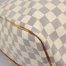 LOUIS VUITTON Damier Azur Keepall Bandouliere 55 Boston Bag N41429 Auth MX269-16