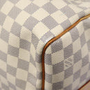 LOUIS VUITTON Damier Azur Keepall Bandouliere 55 Boston Bag N41429 Auth MX269-19