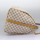 LOUIS VUITTON Damier Azur Keepall Bandouliere 55 Boston Bag N41429 Auth MX269-4