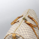 LOUIS VUITTON Damier Azur Keepall Bandouliere 55 Boston Bag N41429 Auth MX269-6