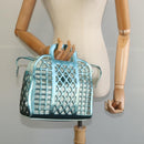 LOUIS VUITTON Cruise line Jerry PM Bag 2012 Collection blue M94183 Auth MX289-22