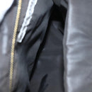 Miu Miu Shoulder Bag Leather Black Gold Auth MX290-11