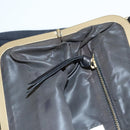 Miu Miu Shoulder Bag Leather Black Gold Auth MX290-21