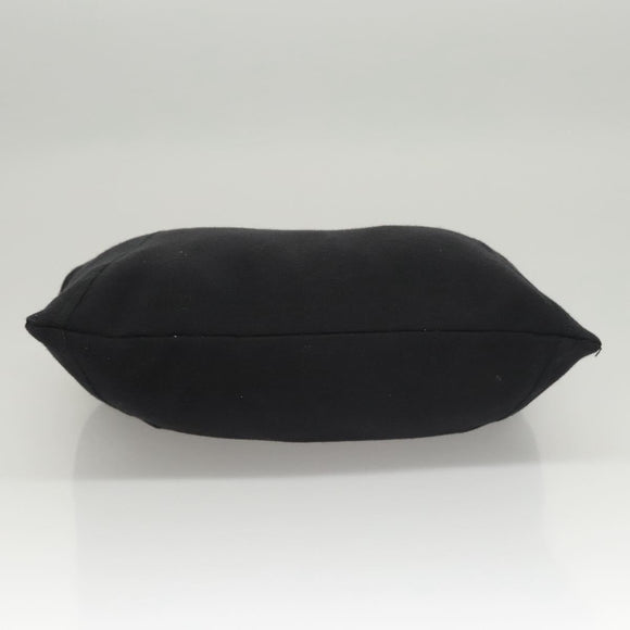 Miu Miu Shoulder Bag Leather Black Gold Auth MX290