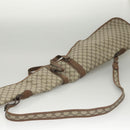 GUCCI GG Supreme GunSlip PVC Beige Auth MX319-10