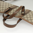 GUCCI GG Supreme GunSlip PVC Beige Auth MX319-17