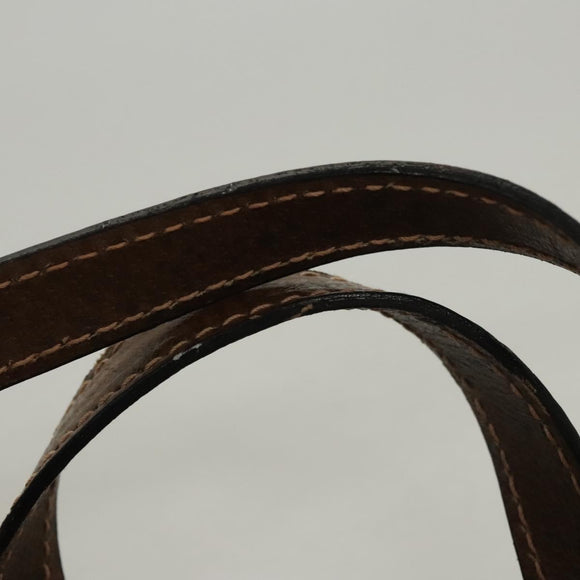 GUCCI GG Supreme GunSlip PVC Beige Auth MX319