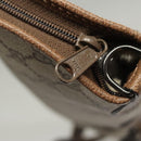 GUCCI GG Supreme GunSlip PVC Beige Auth MX319-22