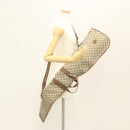 GUCCI GG Supreme GunSlip PVC Beige Auth MX319-26