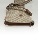 GUCCI GG Supreme GunSlip PVC Beige Auth MX319-3