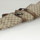 GUCCI GG Supreme GunSlip PVC Beige Auth MX319-6