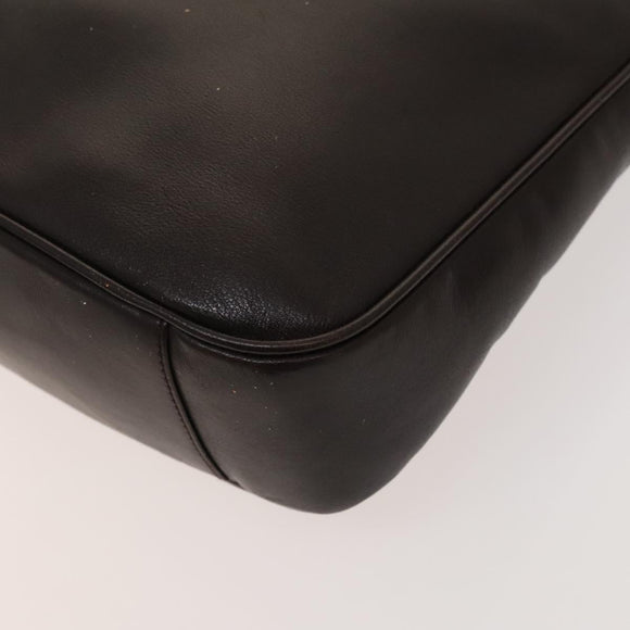 GUCCI Bamboo Shoulder Bag Leather 2way Brown Gold 001 3444 1638 Auth MX324