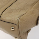 GUCCI GG Canvas Sherry Line Guccissima Bag Leather Beige Gold 170009 Auth MX329-8