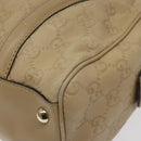 GUCCI GG Canvas Sherry Line Guccissima Bag Leather Beige Gold 170009 Auth MX329-16