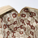 GUCCI GG Canvas Sherry Line Guccissima Bag Leather Beige Gold 170009 Auth MX329-19