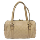 GUCCI GG Canvas Sherry Line Guccissima Bag Leather Beige Gold 170009 Auth MX329-2