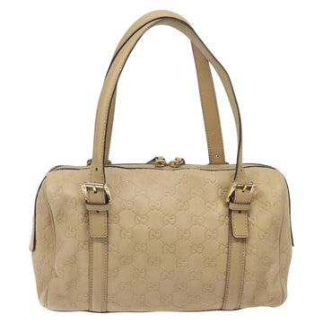 GUCCI GG Canvas Sherry Line Guccissima Bag Leather Beige Gold 170009 Auth MX329 - 0