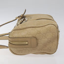 GUCCI GG Canvas Sherry Line Guccissima Bag Leather Beige Gold 170009 Auth MX329-4