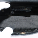 Salvatore Ferragamo Hand Bag Leather 2way Black Gold Auth MX347-11