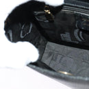 Salvatore Ferragamo Hand Bag Leather 2way Black Gold Auth MX347-19