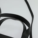 Salvatore Ferragamo Hand Bag Leather 2way Black Gold Auth MX347-8