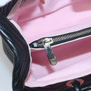 BALLY Hand Bag Leather Black Gold Auth MX364-18