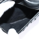 BOTTEGA VENETA INTRECCIATO Waist bag Leather Black Auth MX365-19