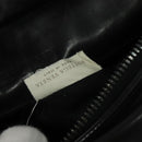 BOTTEGA VENETA INTRECCIATO Waist bag Leather Black Auth MX365-20