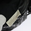 BOTTEGA VENETA INTRECCIATO Waist bag Leather Black Auth MX365-12