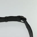 BOTTEGA VENETA INTRECCIATO Waist bag Leather Black Auth MX365-8