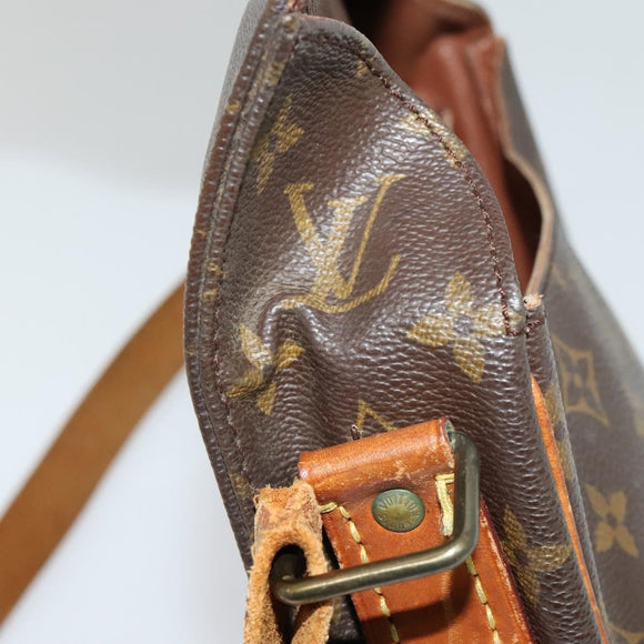 LOUIS VUITTON Monogram Cartouchiere MM Shoulder Bag M51253 LV Auth MX381