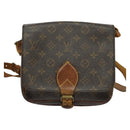 LOUIS VUITTON Monogram Cartouchiere MM Shoulder Bag M51253 LV Auth MX381-13