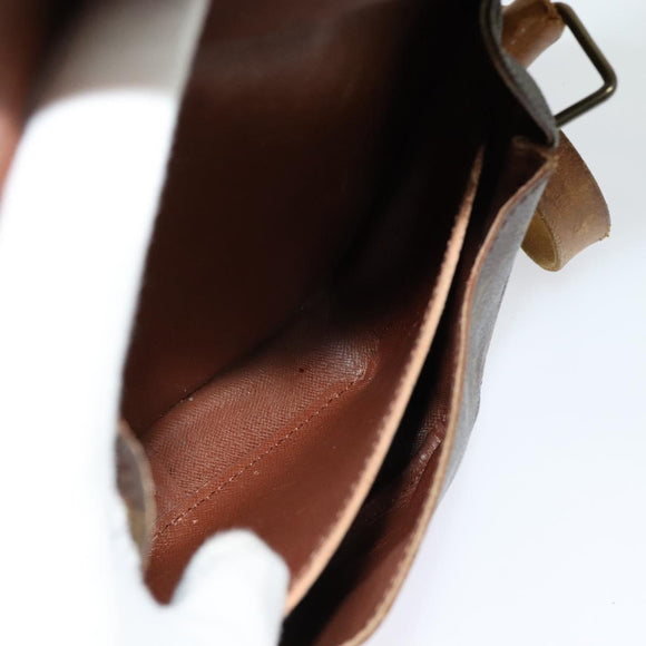 LOUIS VUITTON Monogram Cartouchiere MM Shoulder Bag M51253 LV Auth MX381