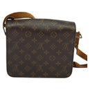 LOUIS VUITTON Monogram Cartouchiere MM Shoulder Bag M51253 LV Auth MX381-2