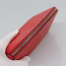 LOUIS VUITTON Epi Pochette Cosmetic PM Pouch Red M41114 LV Auth MX388-5