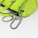 LOUIS VUITTON Taigalama Porte Cles Mini Keepall Charm Yellow M01048 Auth MX390-14