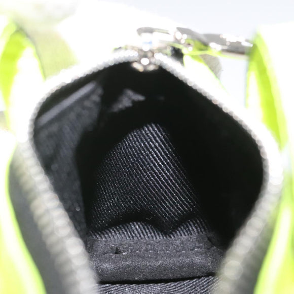 LOUIS VUITTON Taigalama Porte Cles Mini Keepall Charm Yellow M01048 Auth MX390