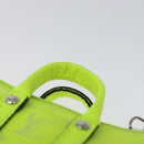 LOUIS VUITTON Taigalama Porte Cles Mini Keepall Charm Yellow M01048 Auth MX390-8