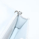 CHANEL Matelasse Chain Shoulder Bag Leather Silver CC Auth MX400AM-23