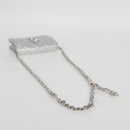 CHANEL Matelasse Chain Shoulder Bag Leather Silver CC Auth MX400AM-7