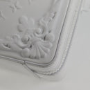 LOUIS VUITTON Monogram LV Ornament Soft Trunk Bag White M21833 LV Auth MX402SM-14