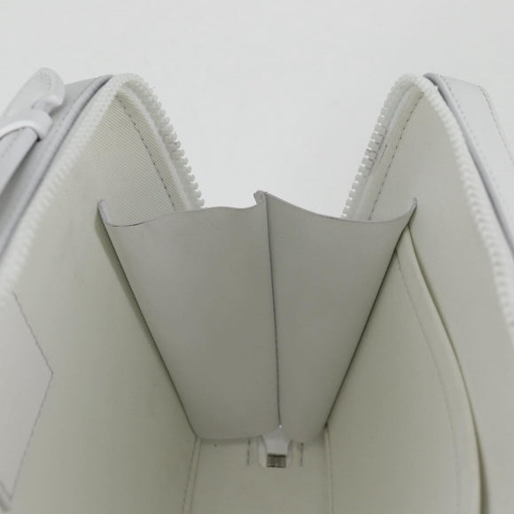 LOUIS VUITTON Monogram LV Ornament Soft Trunk Bag White M21833 LV Auth MX402SM