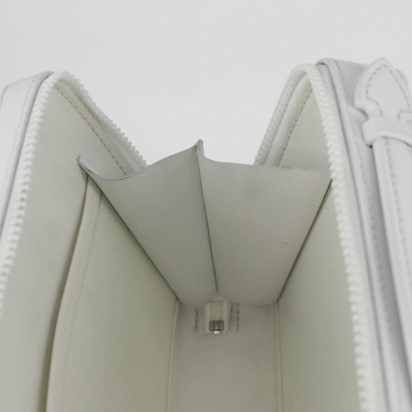 LOUIS VUITTON Monogram LV Ornament Soft Trunk Bag White M21833 LV Auth MX402SM