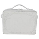 LOUIS VUITTON Monogram LV Ornament Soft Trunk Bag White M21833 LV Auth MX402SM-13